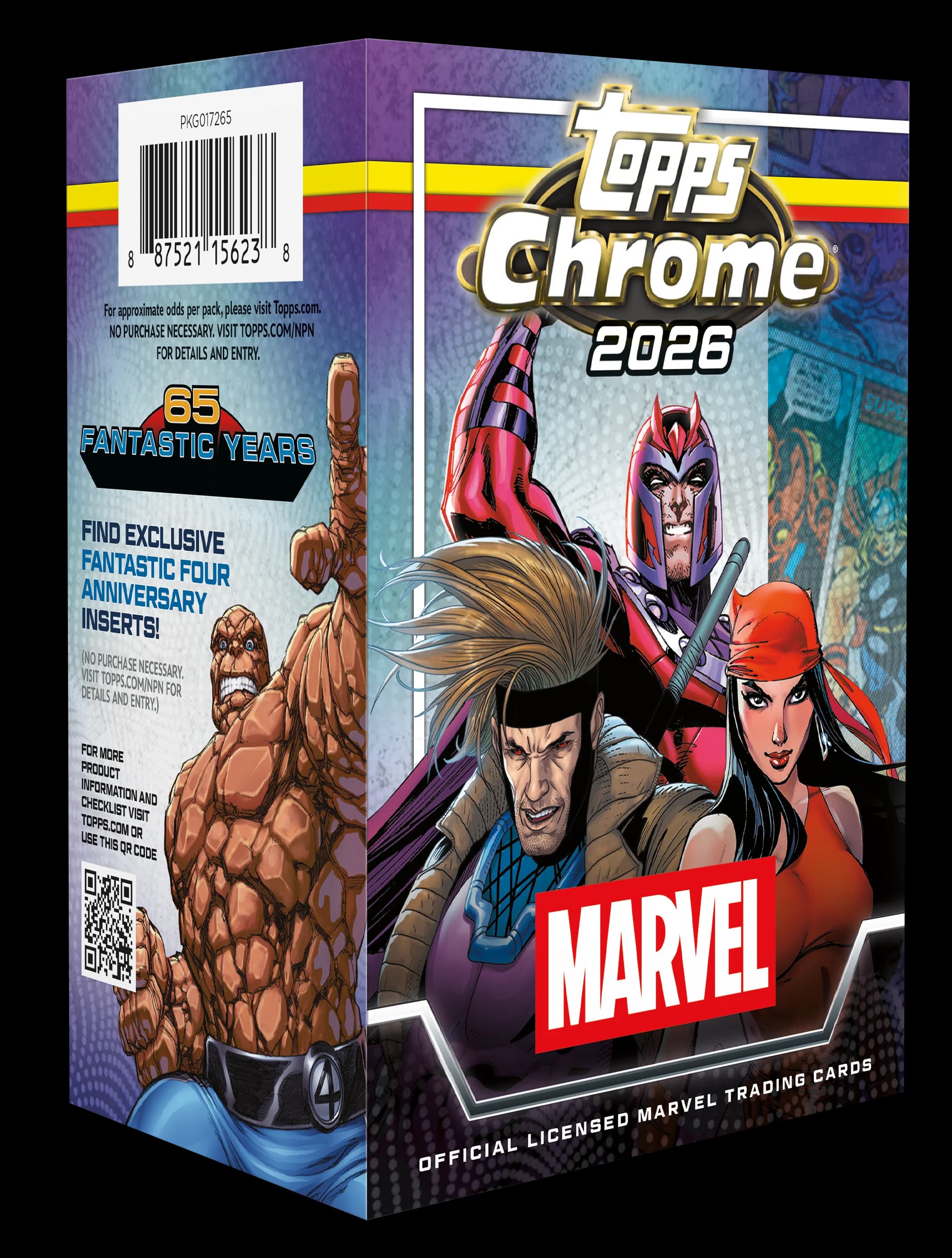 2026 Topps Chrome Marvel Comics Value Box — marvel