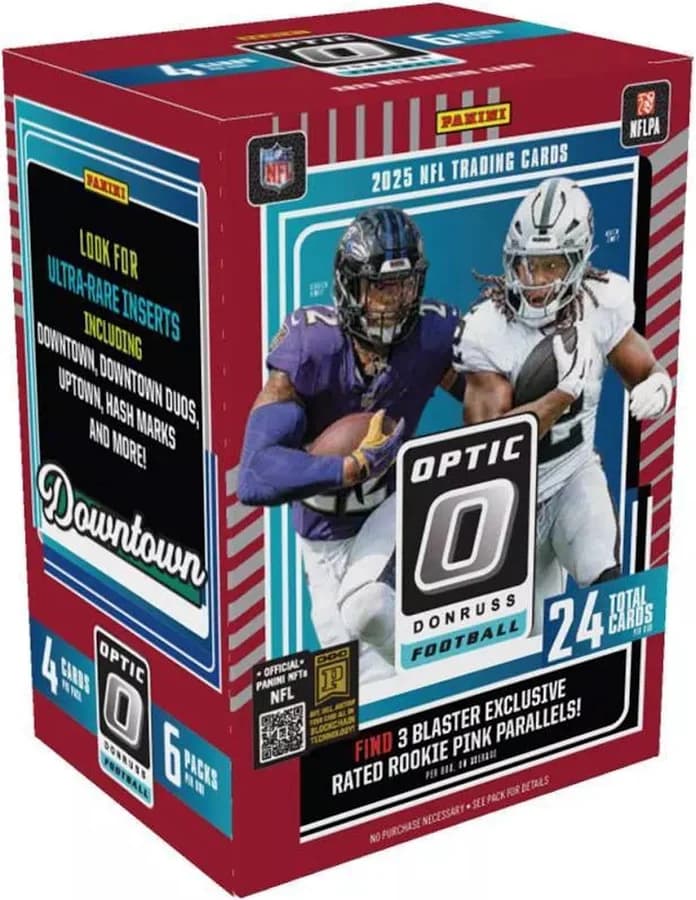 2025 Panini Donruss Optic Football Blaster Box — nfl