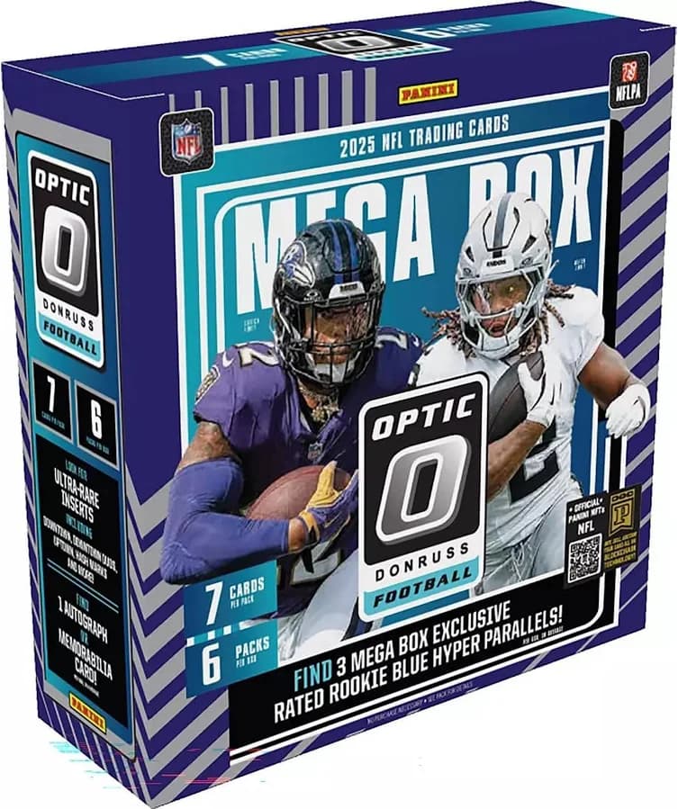 2025 Panini Donruss Optic Football Mega Box — nfl