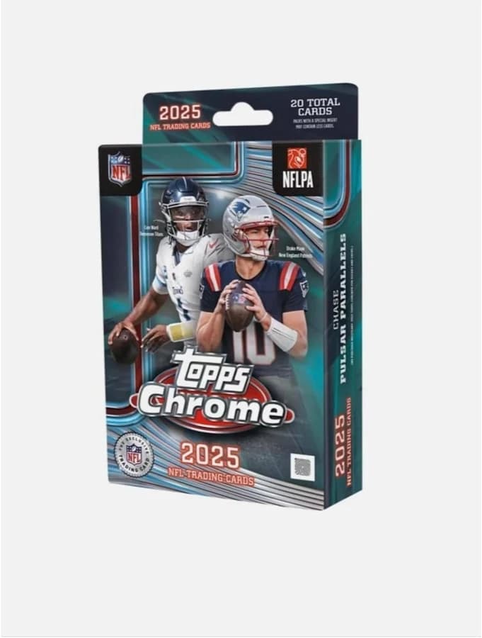 2025 Topps Chrome Football Hanger Box — nfl