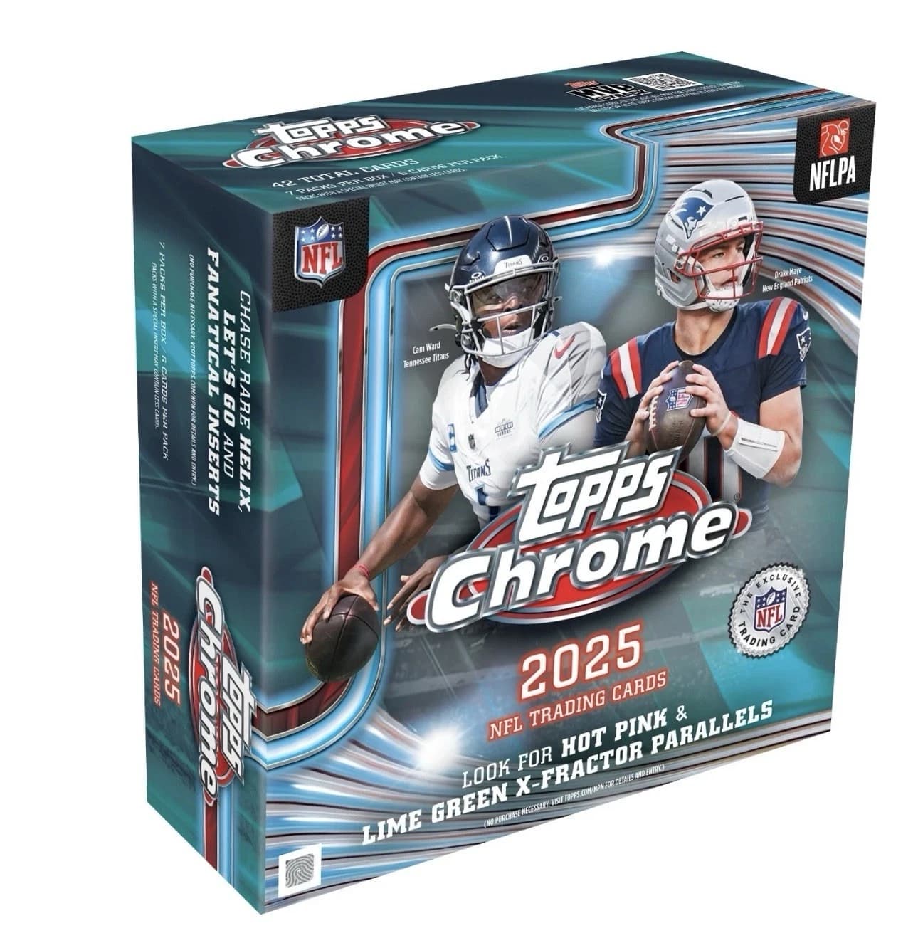 2025 Topps Chrome Football Mega Box — nfl