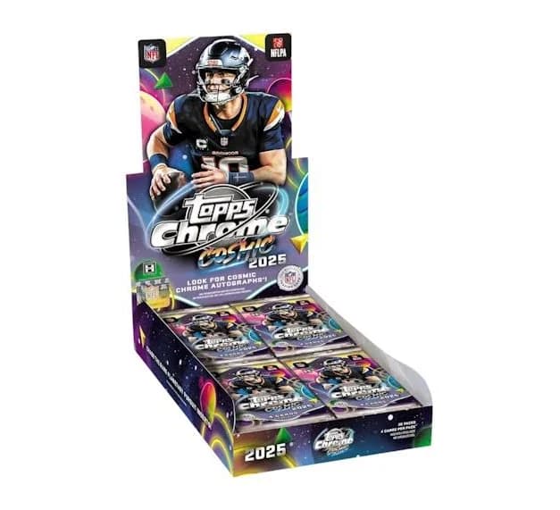2025 Topps Cosmic Chrome Football Hobby Box — nfl