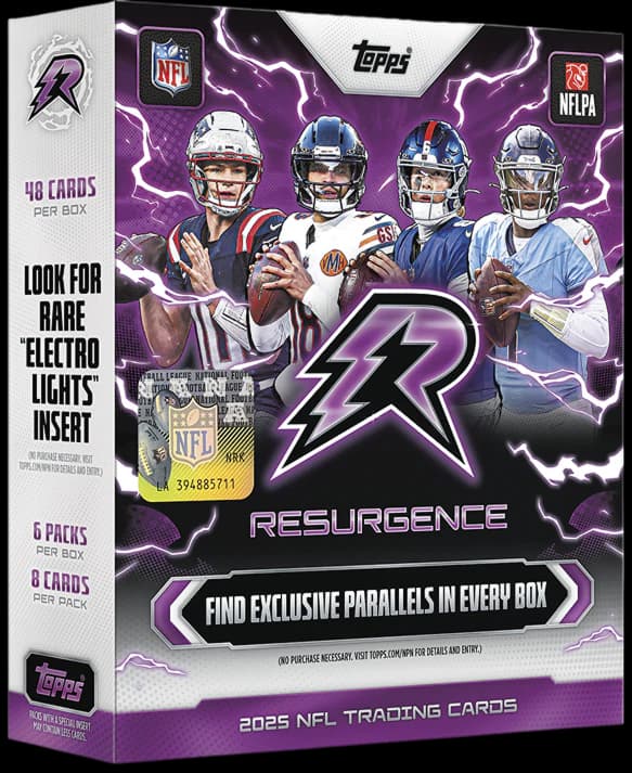 2025 Topps Resurgence Football Mega Box — nfl
